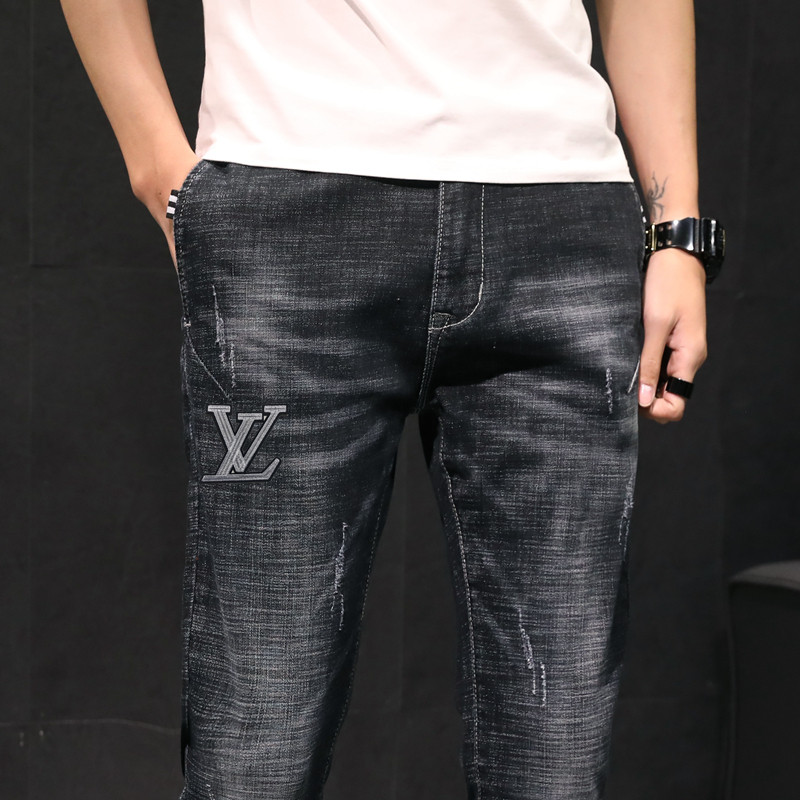 Louis Vuitton long jeans men-LV1601J